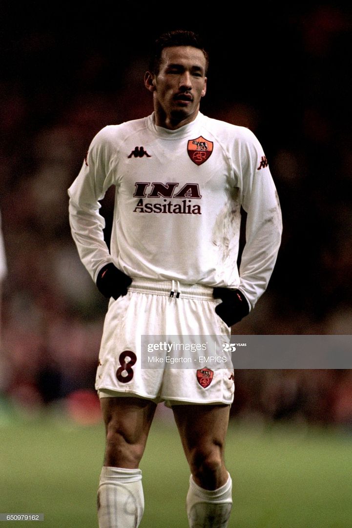 00/01Kappa　AS Roma No.8 NAKATA BNWT Nakata #8 2000 2001 AS Roma Official Home Jersey KAPPA